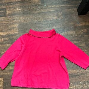 Vibrant Pink Long Sleeve Sweater